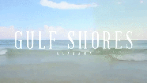 Sea Waves At Gulf Shores Alabama GIF