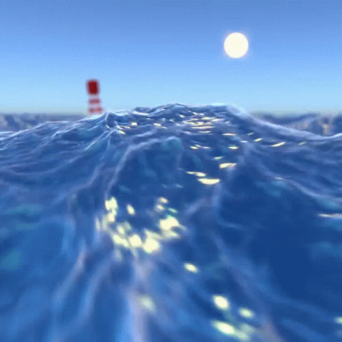 Sea Waves Perfect Loop GIF