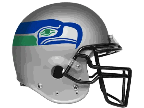 Seahawks Logo Football Helmet