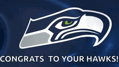 Seahawks Logo with Congrats