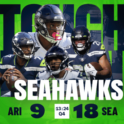 Seahawks Playing Ari 9 18 Sea On April 9Th GIF