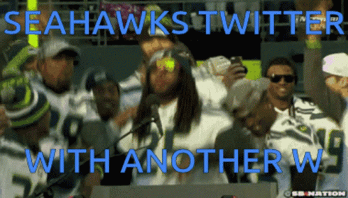 Seahawks Twitter With Another W