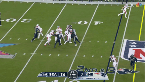 Seahawks Vs Patriots Football Game GIF