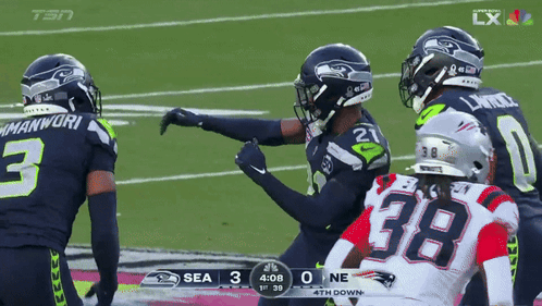 Seahawks Vs Patriots Football Game Score 3 To 0 GIF
