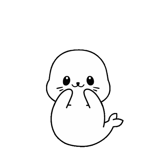 Seal Hugging Red Heart