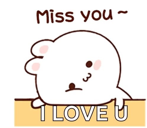 Seal Saying Miss You and I Love You
