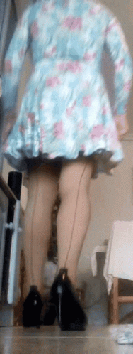 Seamed Stockings Mandy GIF