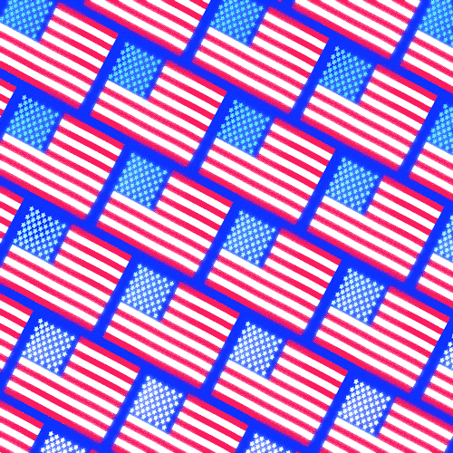 Seamless Usa Flag GIF