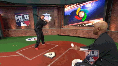 Sean Casey Bats Ball Lefty GIF