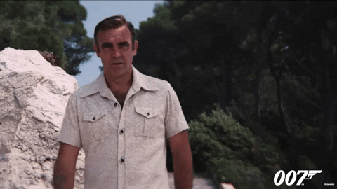 Sean Connery 007 James Bond GIF