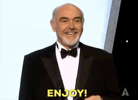 Sean Connery Enjoy The Show GIF