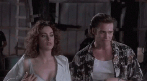 Sean Young Jim Carrey GIF
