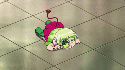 Clara Valac Searching On Floor Anime GIF