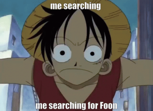 Me Searching Monkey D Luffy Meme GIF