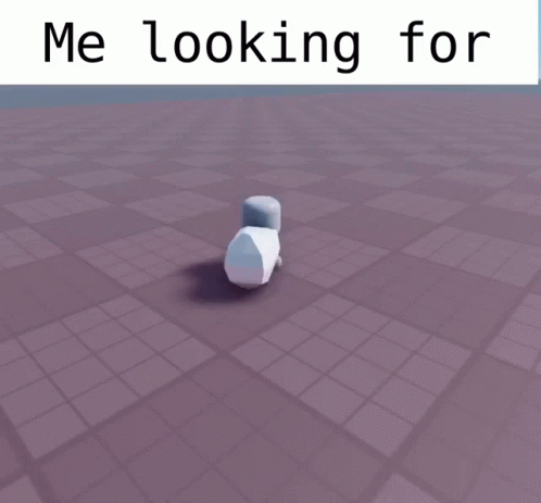 Searching Roblox Piece Looking Around Meme GIF
