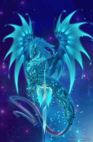 Seasmoke Dragon Blue Light GIF
