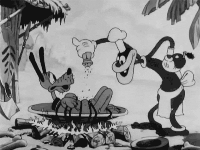 Seasoned Disney Pluto Cannibals GIF
