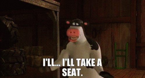 Seats Taken Barnyard Franchise Otis Cow GIF