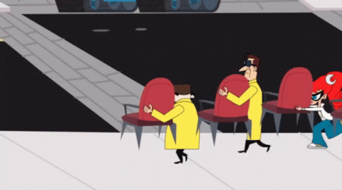 Seats Taken Johnny Test Cartoon Family Chairs GIF