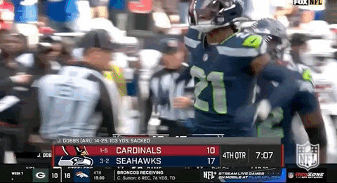 Seattle Seahawks Devon Witherspoon So Happy GIF