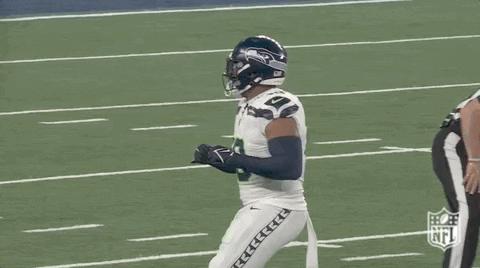 Seattle Seahawks Player Gracefully Dance GIF