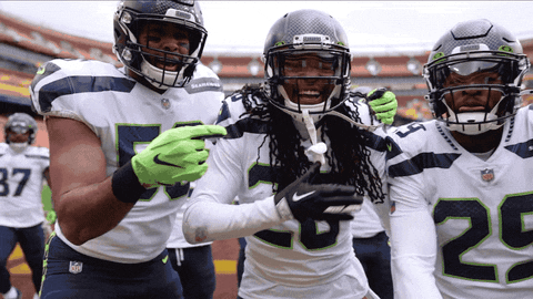 Seattle Seahawks Players Hand Gesture GIF