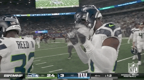 Seattle Seahawks Players Poppin' GIF