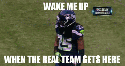 Seattle Seahawks Richard Sherman Wake Me Up Meme GIF