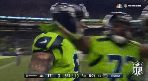 Seattle Seahawks Team Hug GIF