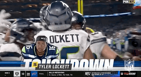 Seattle Seahawks Tyler Lockett Touchdown Score GIF