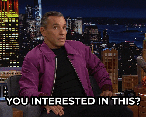 Sebastian Maniscalco Is Intrigued GIF