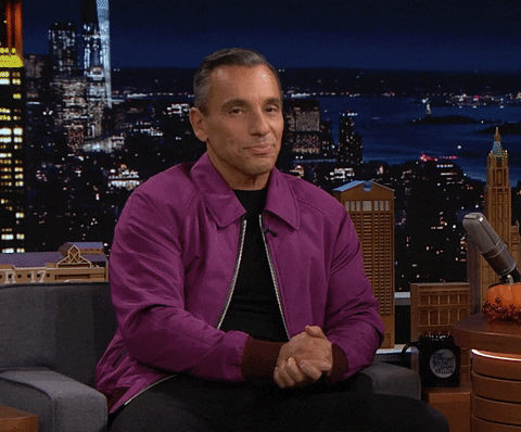 Sebastian Maniscalco Shrugs GIF