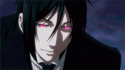 Sebastian Michaelis Black Butler Lips Lick GIF