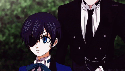 Sebastian Michaelis Ciel Anime Whisper GIF