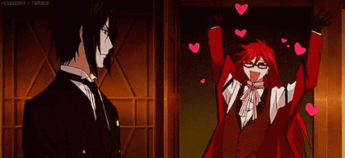 Sebastian Michaelis Grell Sutcliff Anime Love GIF