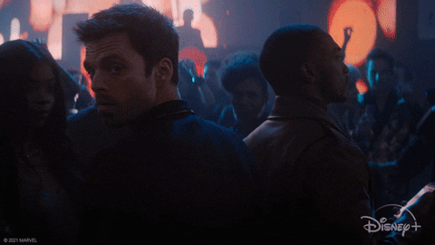 Sebastian Stan Sam Wilson Back To Back GIF