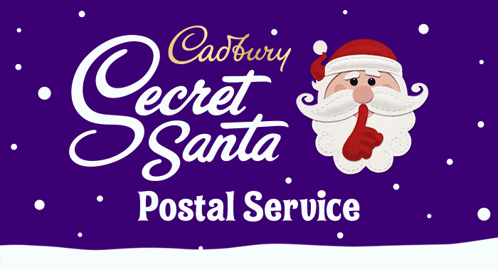 Secret Santa Cadbury Postal Service GIF