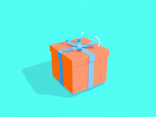 Secret Santa Gift Box GIF