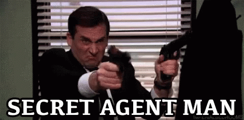 Secret Service Agent Michael Scott GIF