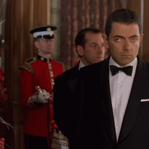 Secret Service Rowan Atkinson GIF