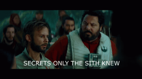Secrets Only Sith Knew