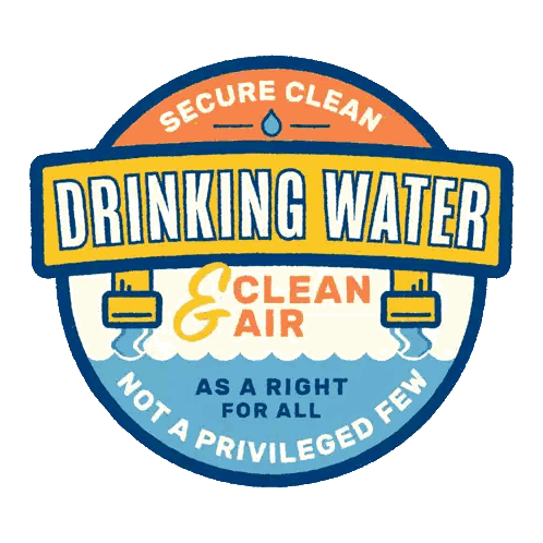 Secure Clean Water and Air Sticker
