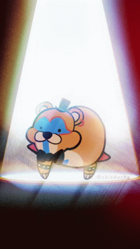 Chubby Freddy Spotlight Security Breach GIF