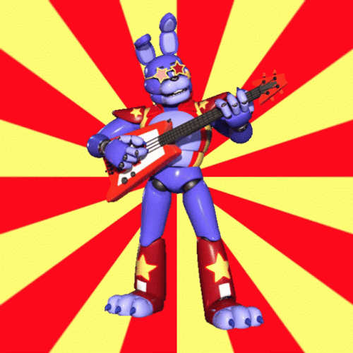 Security Breach Playing Guitar GIF