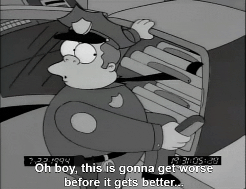Security Chief Wiggum Worse Before It Gets Better GIF