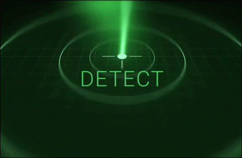 Security Detection Radar Spinning GIF