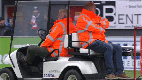 Security Patrol With Golf Cart GIF