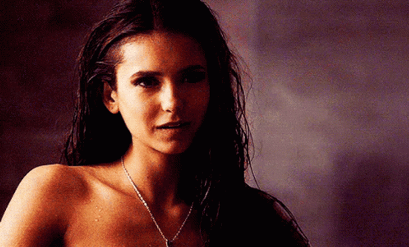 Seductive Gorgeous Nina Dobrev GIF