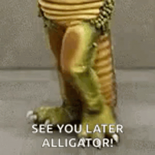 See You Later Alligator GIF