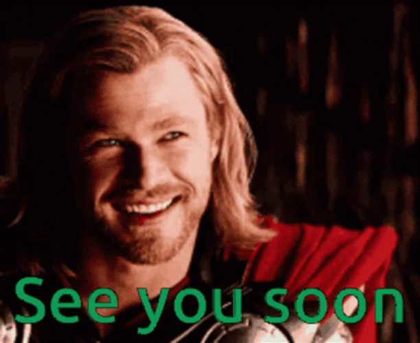 See You Soon Thor Wink GIF
